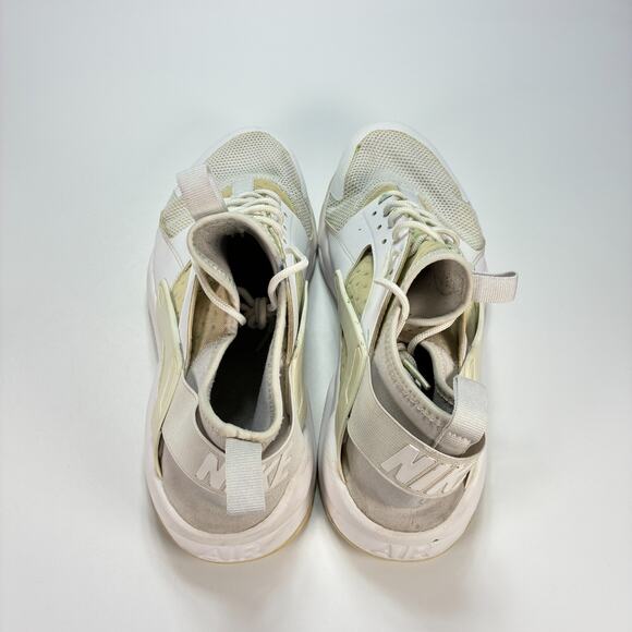 Nike Air Huarache Run Ultra White Beige Sneakers 819685-101 Men's Size 11 - Picture 6 of 11